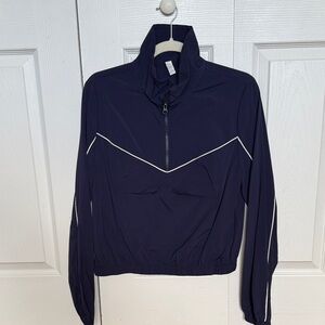 Zella Navy Blue Jacket with White Accents